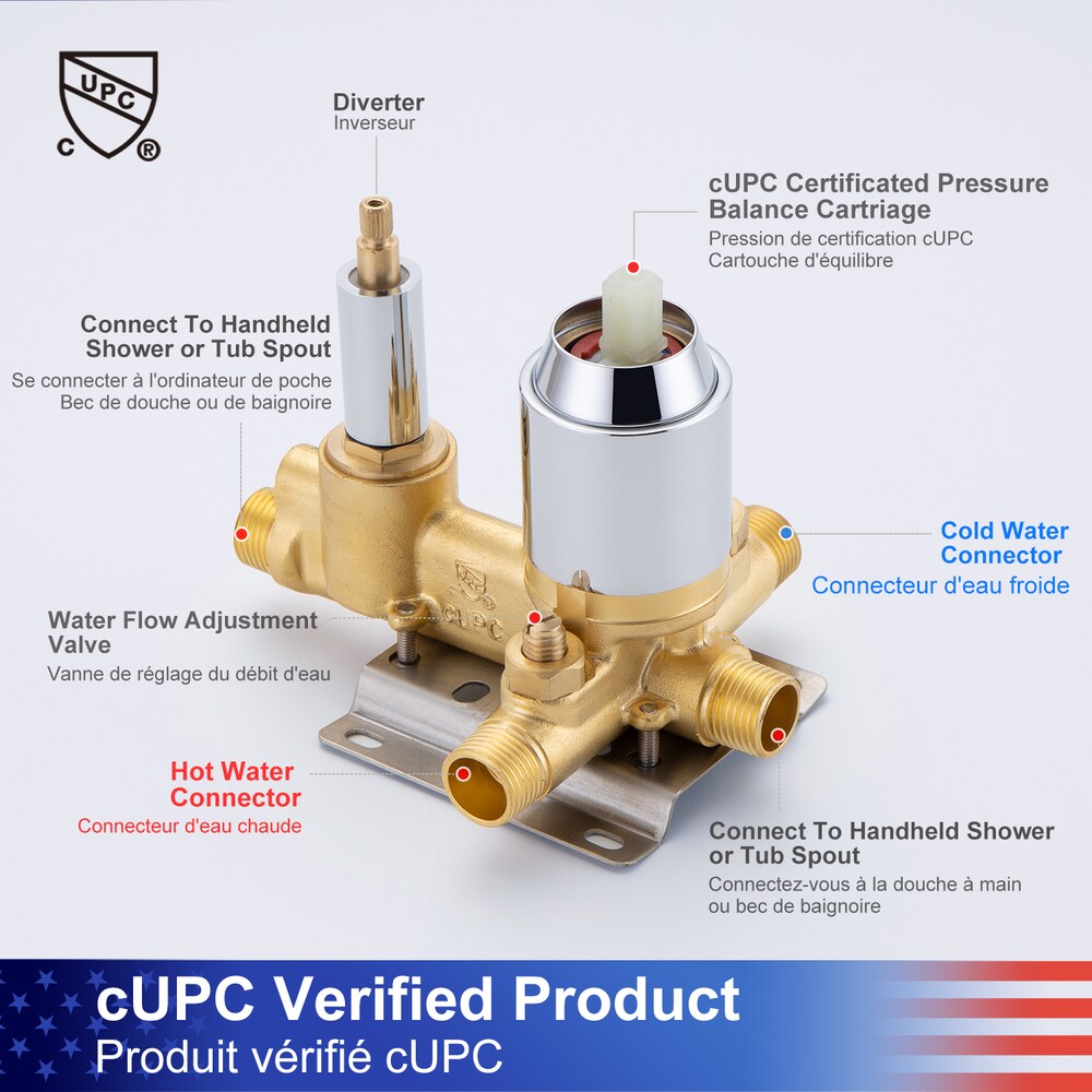 Single-Handle Wall Mount Roman Tub Faucet with Swivel Tub Spout and Rough-in Valve in Chrome