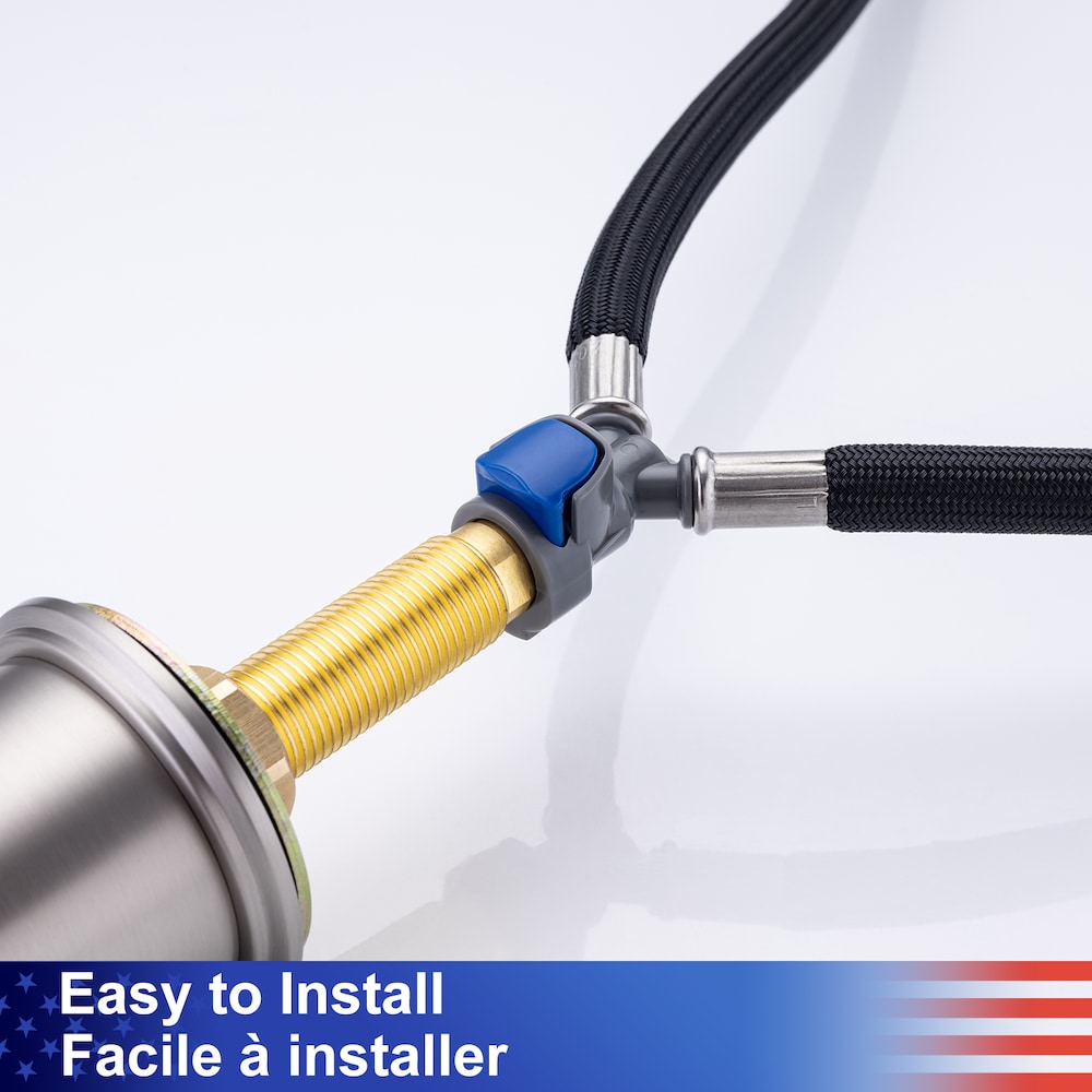 B5 Widespread Faucet 8-inch 2-Handle Bathroom Faucet with Drain Assembly in Brushed Nickel