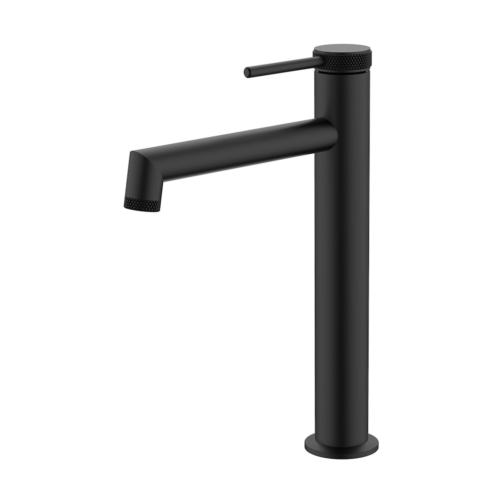 NOHO Single Hole Single Handle Vessel Bathroom Faucet in Matte black