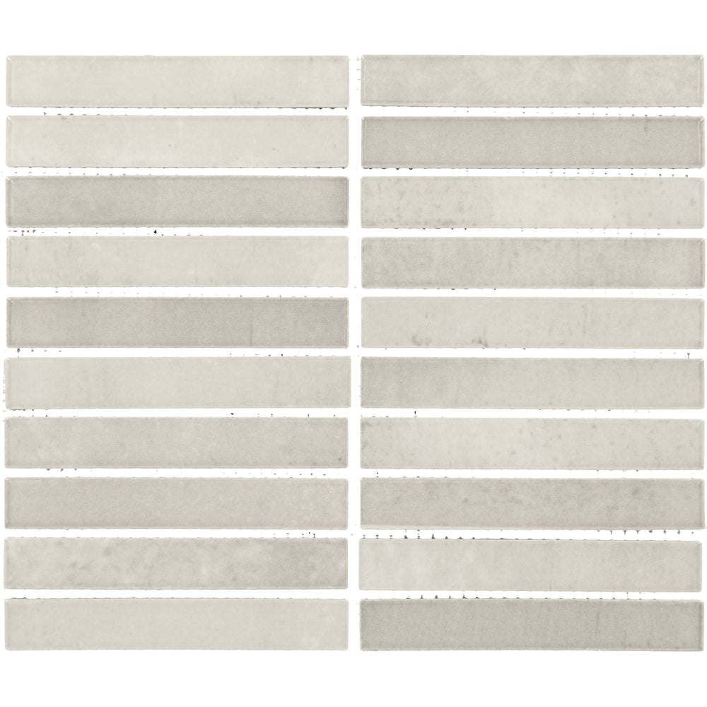 Miramo Pearl 10 in. x 12 in. Glazed Ceramic Straight Joint Mosaic Tile (0.83 sq. ft./each)