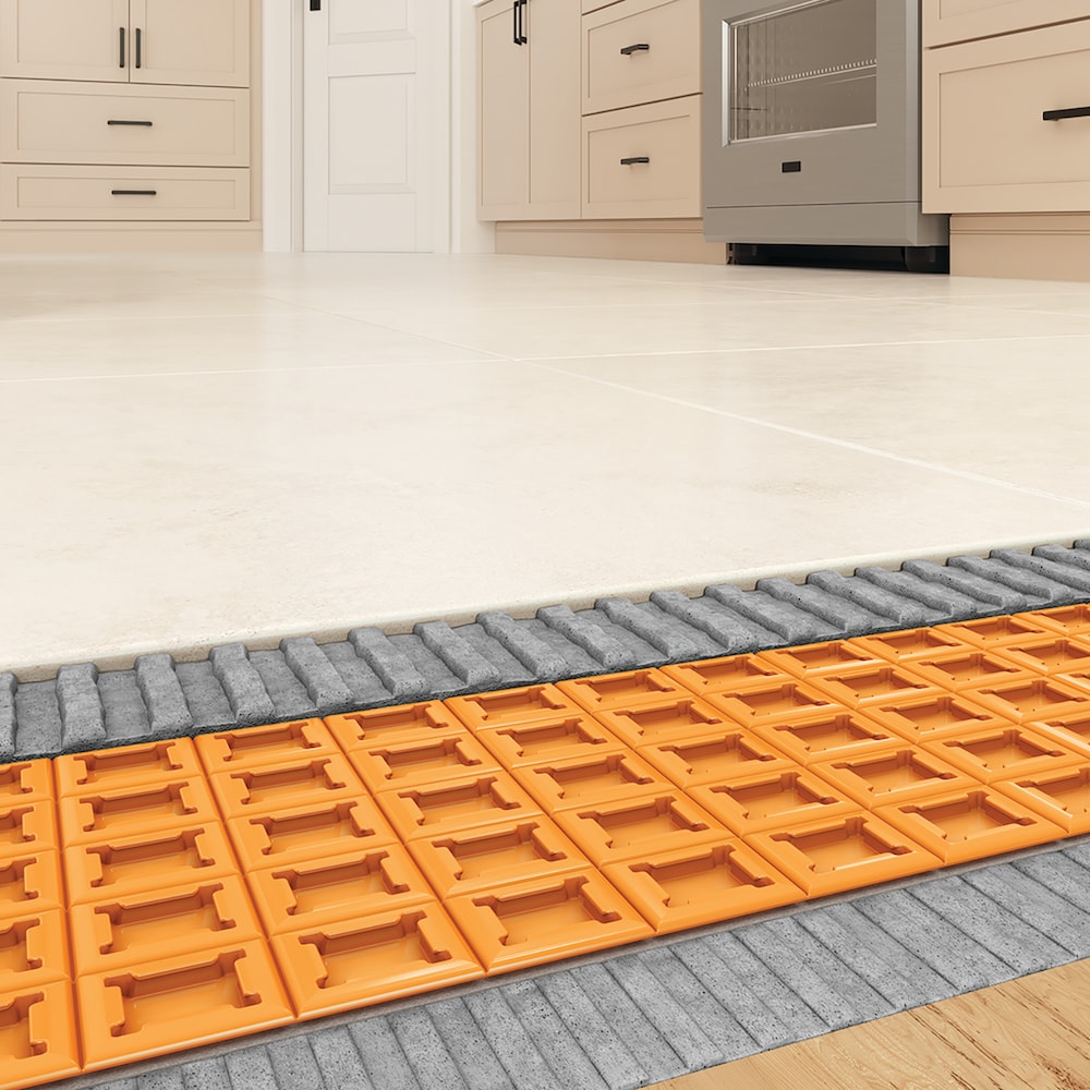 Ditra 323 sq. ft. 3 ft. 3 in. x 98 ft. 5 in. x 1/8 in. Polyethylene Underlayment for Tile