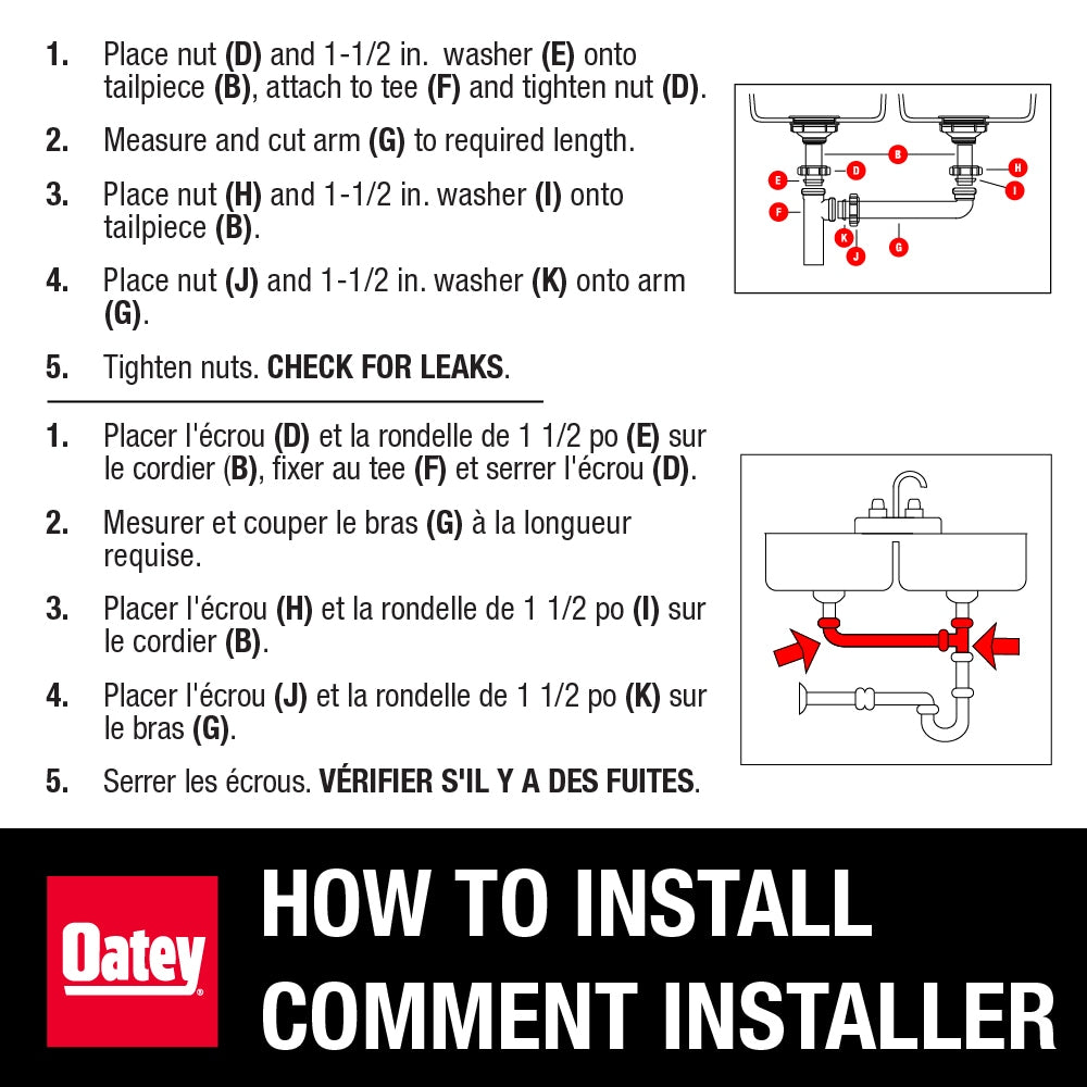 1-1/2" X 16" End Outlet Continuous Waste, Slip Joint Connection, 20 GA Brass