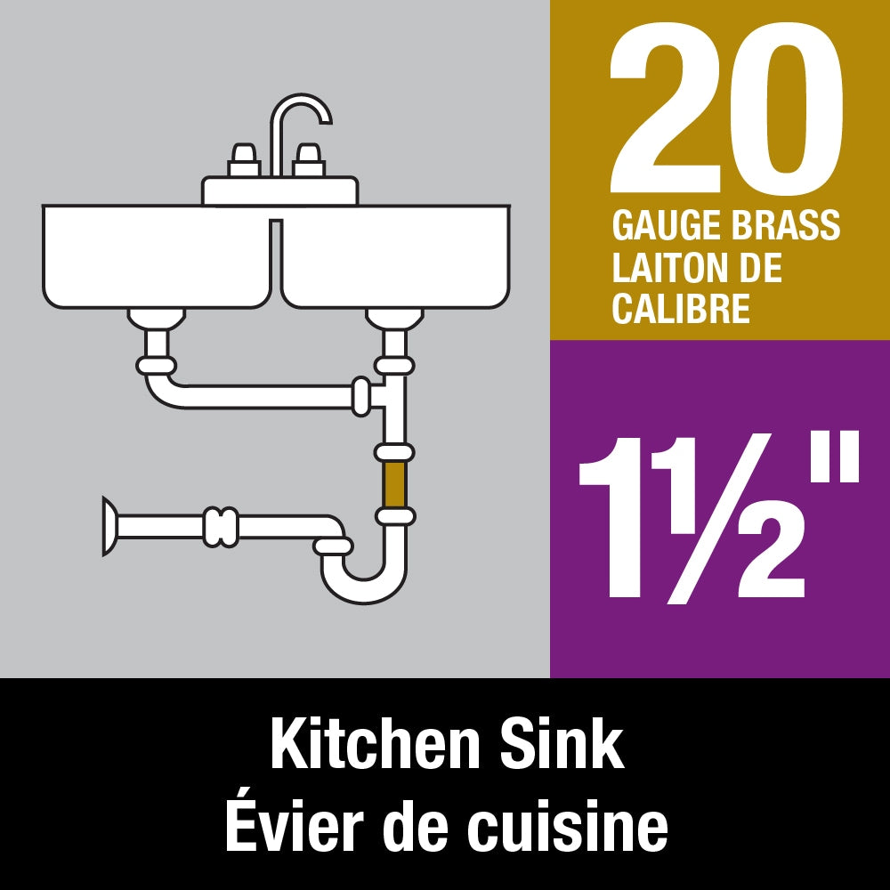 1-1/2" X 6" Extension Tube, Threaded Connection, 20 GA