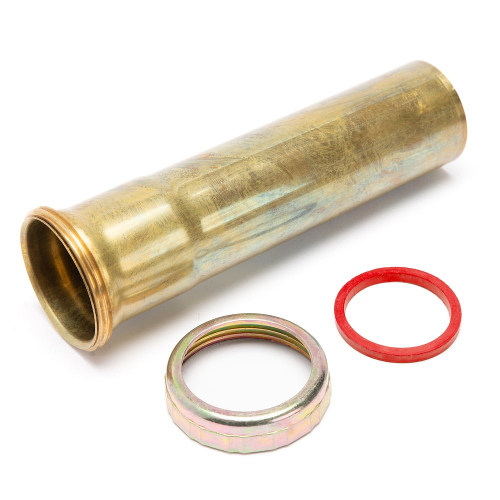 1-1/2" X 6" Extension Tube, Slip Joint Connection, 22 GA