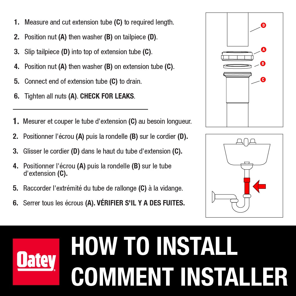 1-1/4" X 12" Chrome Extension Tube, Slip Joint Connection, 22 GA