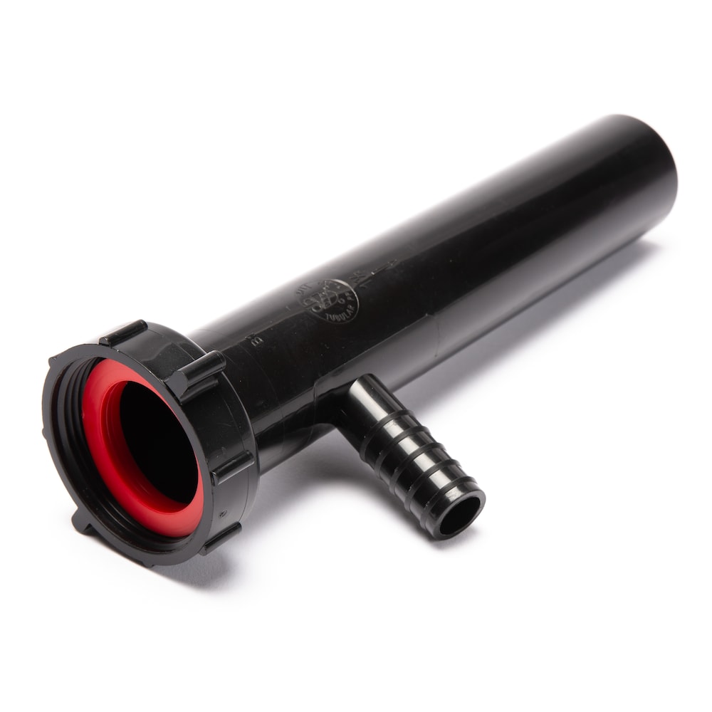 1-1/2" X 8" Dishwasher Tailpiece, Direct Connection, Plastic