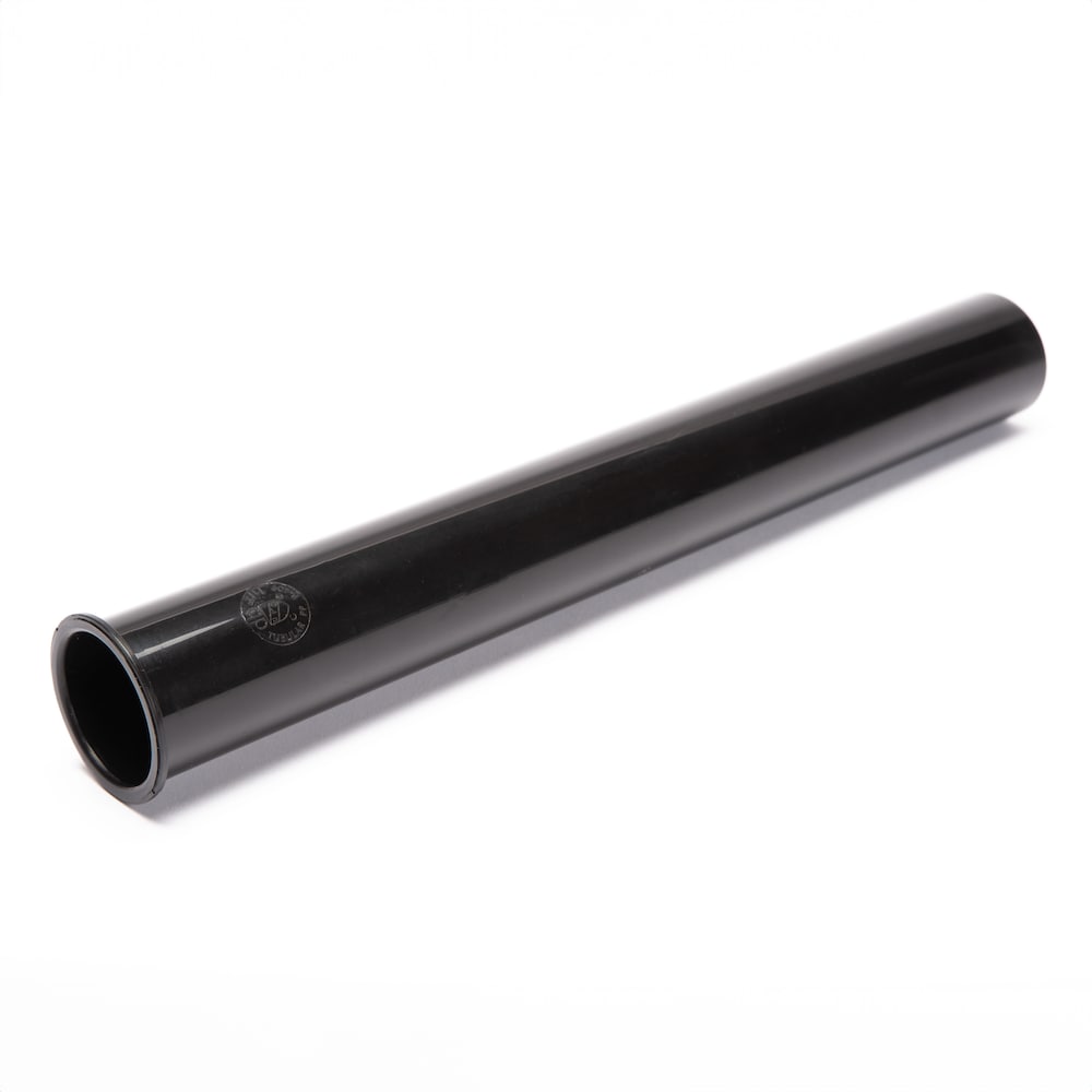 1-1/2" X 12" Flanged Tailpiece, Plastic