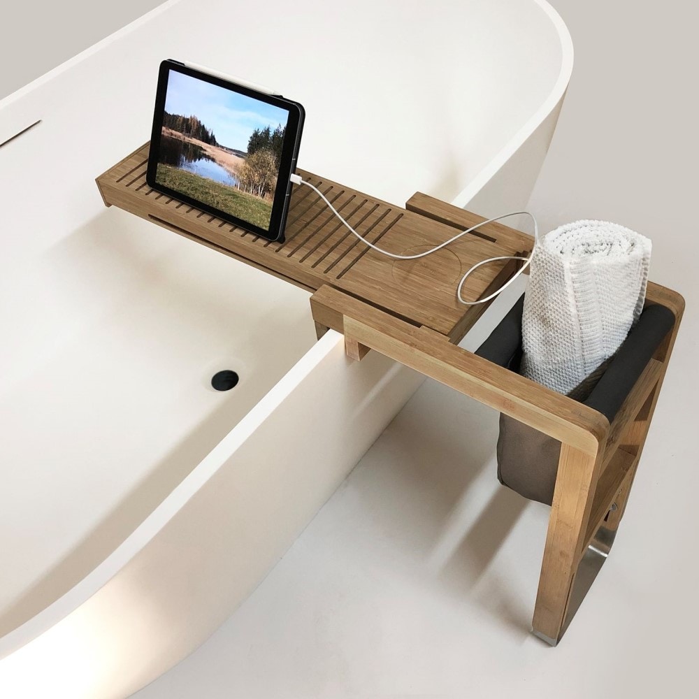 Prima Bathtub Stand in Bamboo