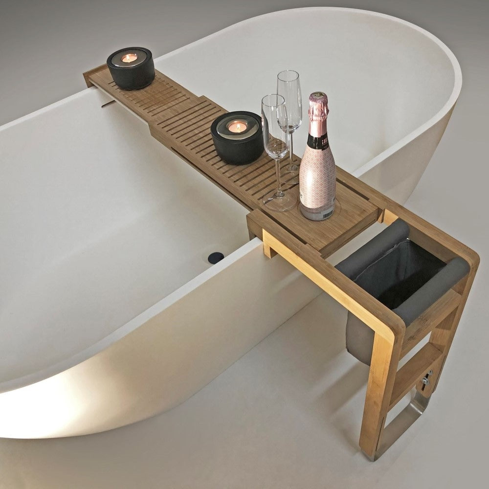 Prima Bathtub Stand in Bamboo