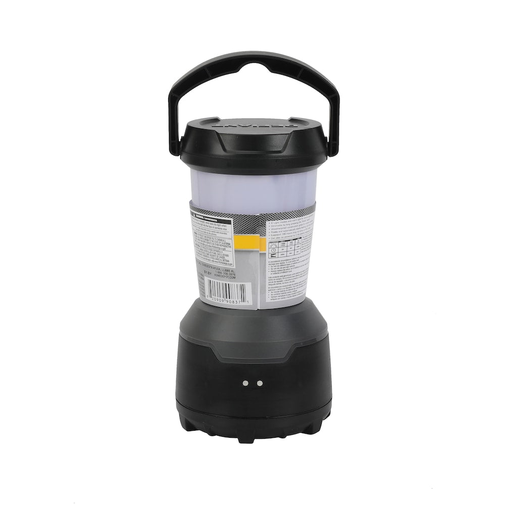 Lanterne flottante résistante aux intempéries à intensité variable pour intérieur/extérieur de 1 000 lumens, 6 modes, avec crochet intégré (6 piles AA incluses)