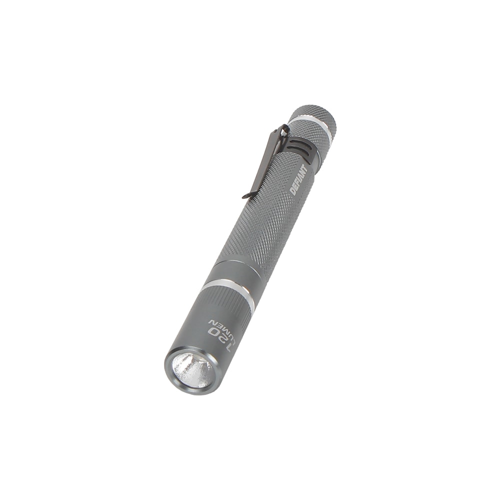 Lampe stylo LED en aluminium de 120 lumens avec fonction UV (2 piles AAA incluses)