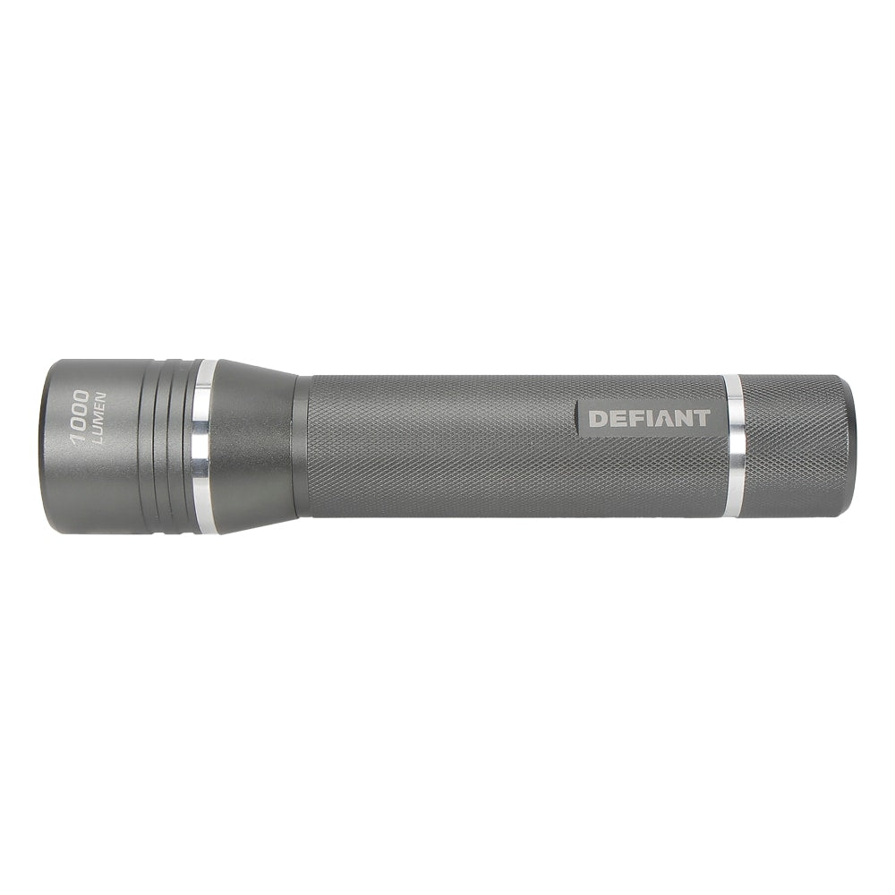 Lampe de poche LED en aluminium à 3 modes de 1 000 lumens (6 piles AA incluses)