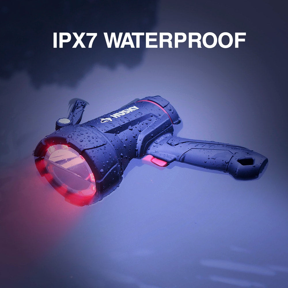 2500-Lumen Dual Power Floating Rechargeable 6 Modes LED Spotlight (USB Cable Included)