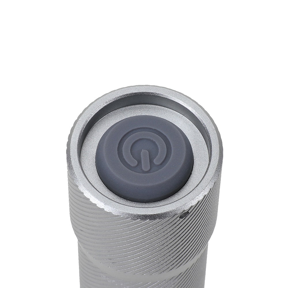 Lampe de poche LED rechargeable en aluminium de 500 lumens à 3 modes avec (2) câbles micro USB (lot de 2)