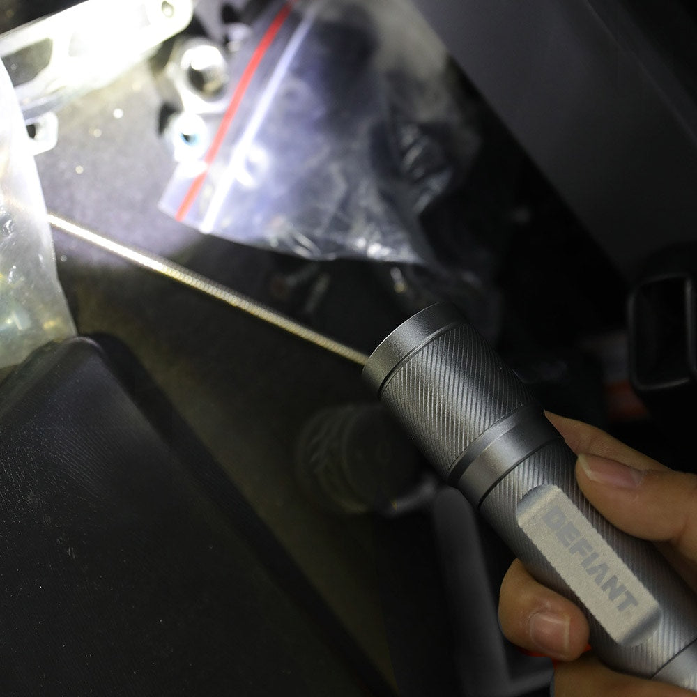 Lampe de poche LED rechargeable en aluminium de 500 lumens à 3 modes avec (2) câbles micro USB (lot de 2)