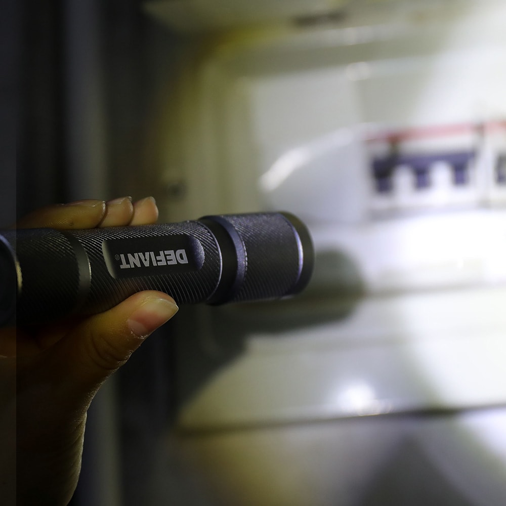 Lampe de poche LED rechargeable en aluminium de 500 lumens à 3 modes avec (2) câbles micro USB (lot de 2)