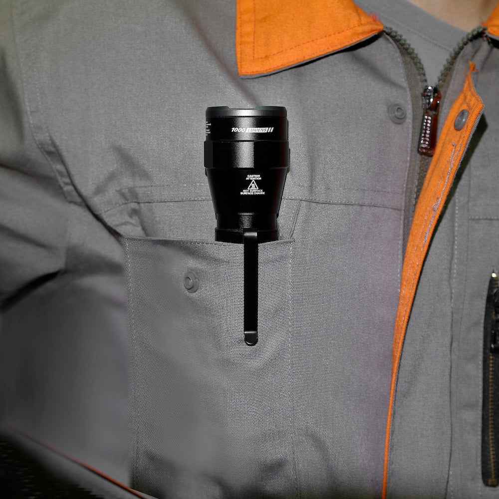 1000-Lumen Rechargeable Dual Power Focusing Aluminum 4 Modes Flashlight