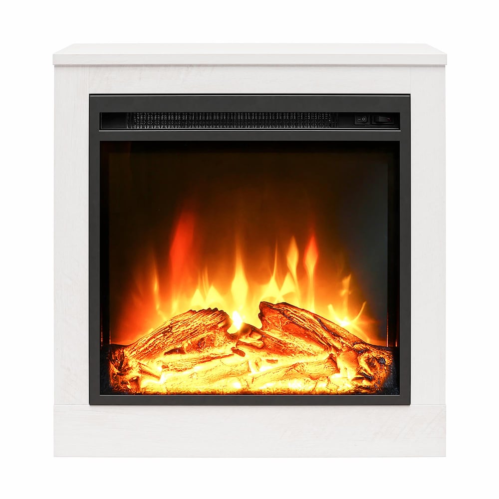 Ameriwood Home Fillmore Fireplace Mantel, Ivory Oak