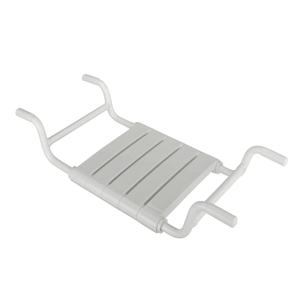 Banc de baignoire amovible et réglable en blanc