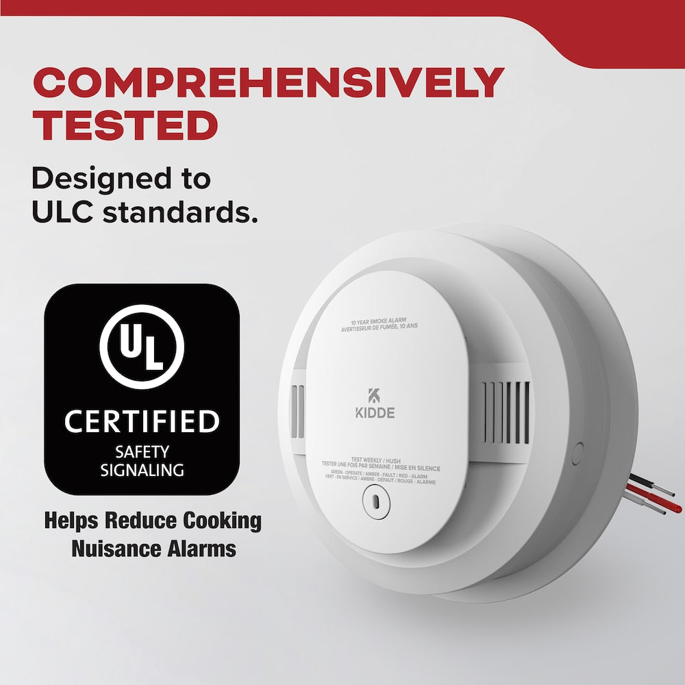 HARDWIRE SMOKE ALARM 10YR BATT BACKUP