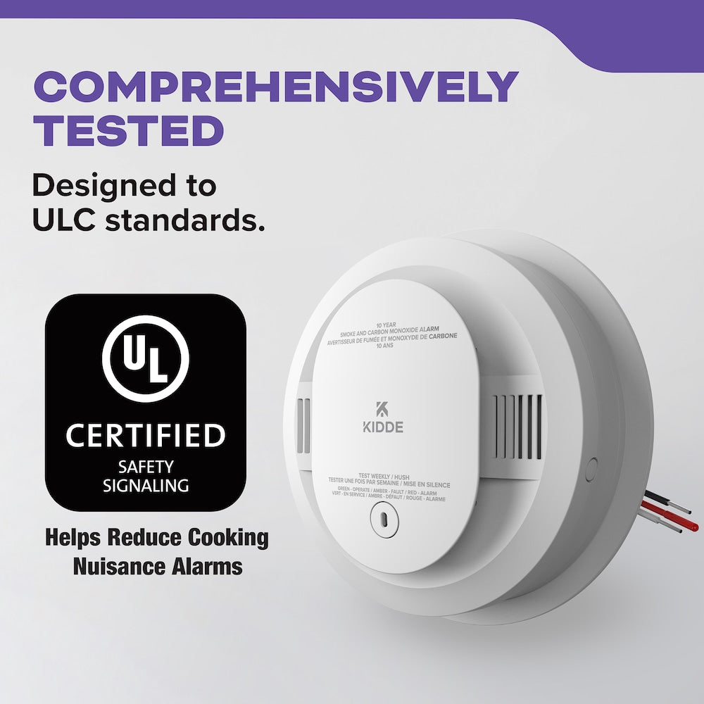 3PK HARDWIRE SMOKE CO ALARM 10Y BBU