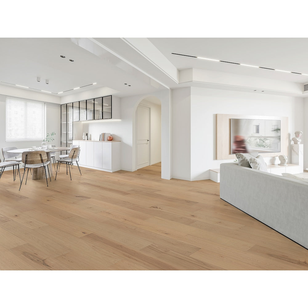 Échantillon de parquet contrecollé naturel Morning Maple 6 po x 6 po