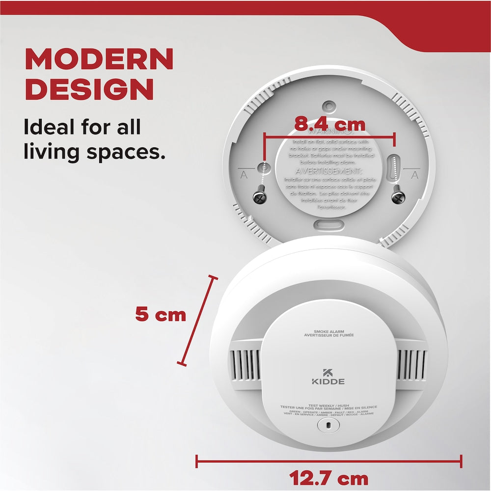 2PK BATTERY AA SMOKE ALARM