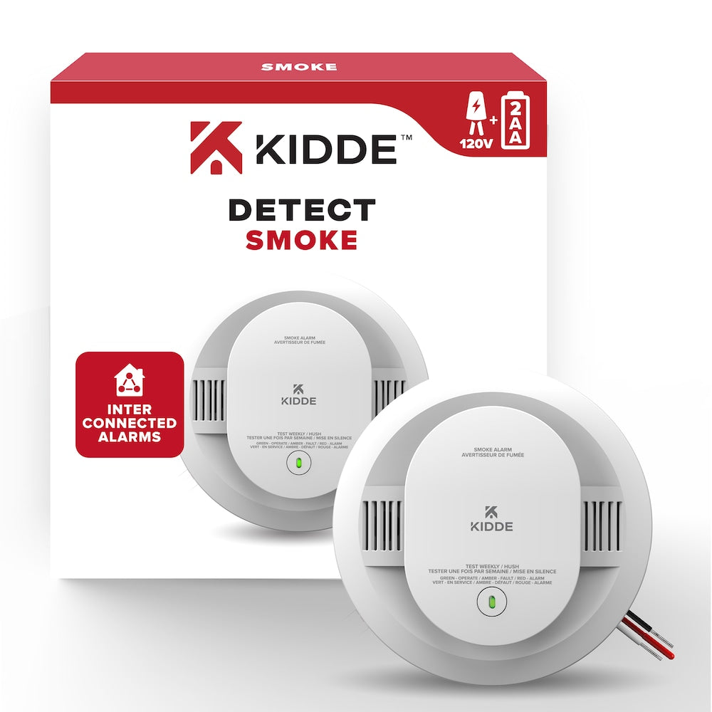 3PK HARDWIRE SMOKE ALARM AA BBU
