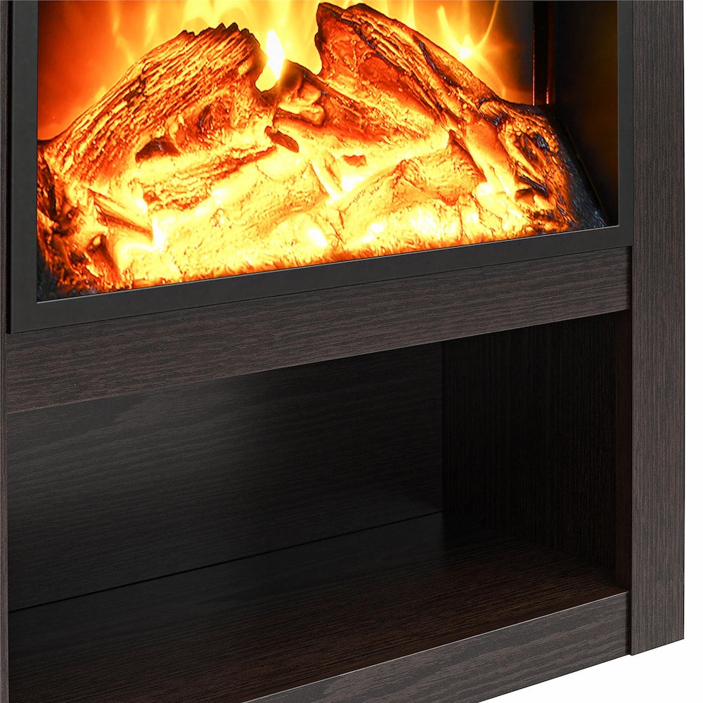 Manteau de cheminée électrique Ameriwood Home Clermont, expresso