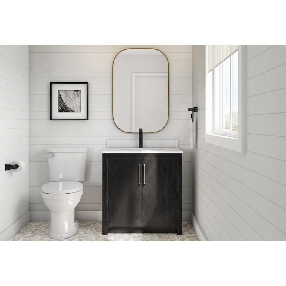 60-inch x 32-inch Acrylic Shower Base with Left Concealed Drain With Anti-Slip Surface