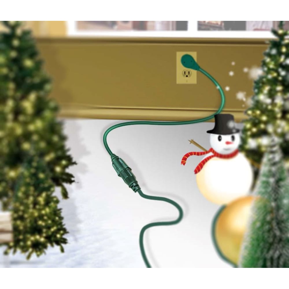 6 ft. 16 Gauge 13 Amps Indoor & Outdoor Light Duty Extension Cord, Green