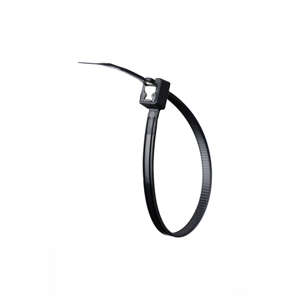 11-inch Black UV Resistant Self-Cut Cable TieS (50-Pack)