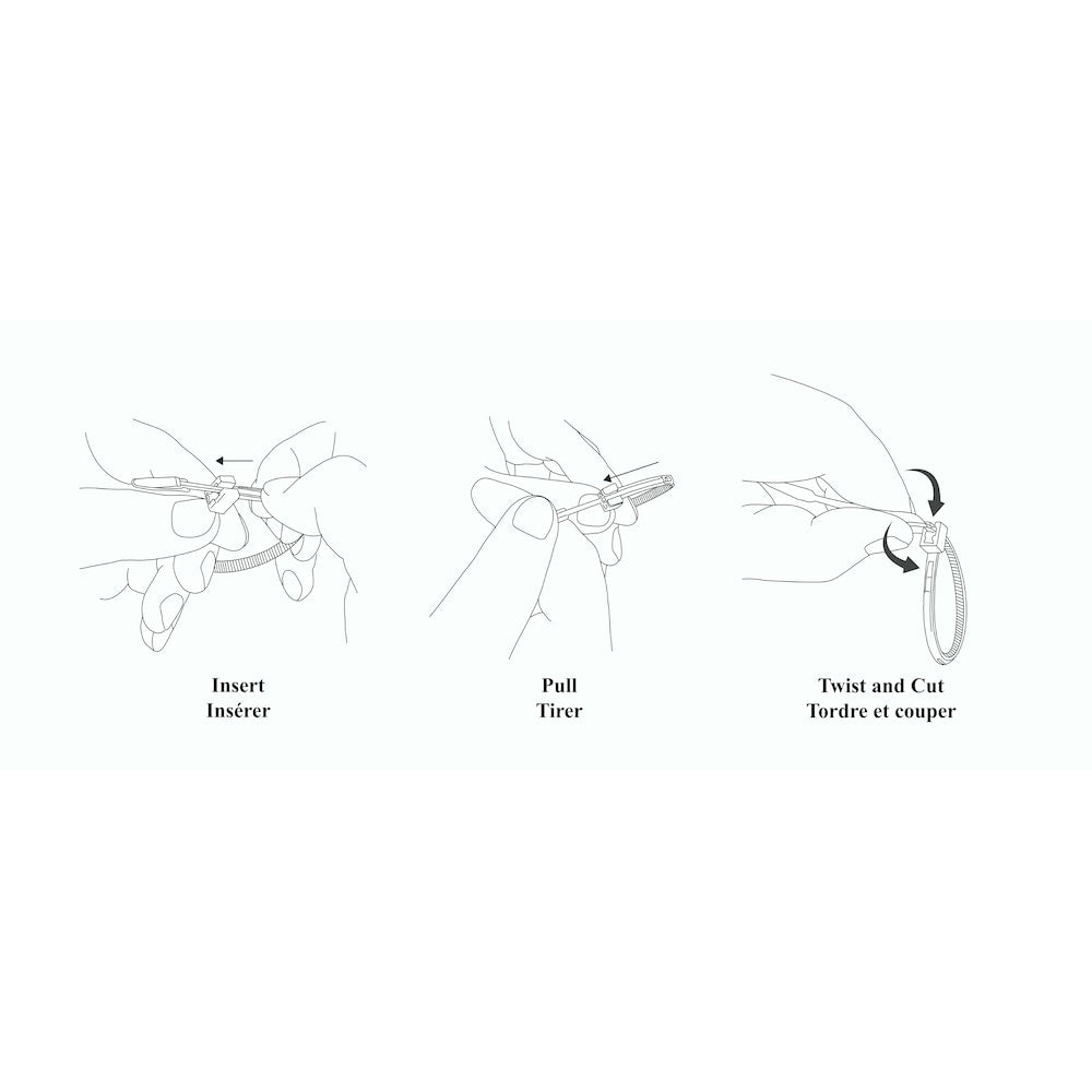 11-inch Green UV Resistant Self-Cut Cable Tie (50-Pack)