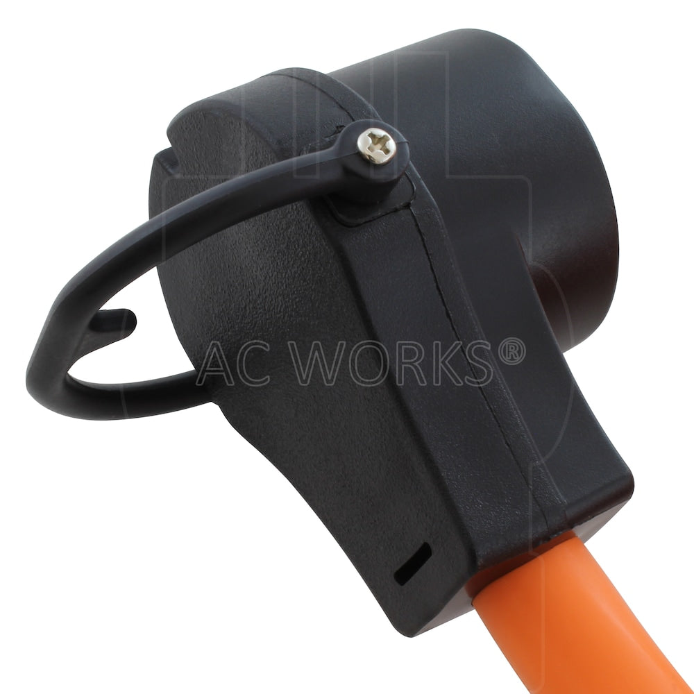 25ft 30A 125V NEMA TT-30 RV Extension Cord With Handle