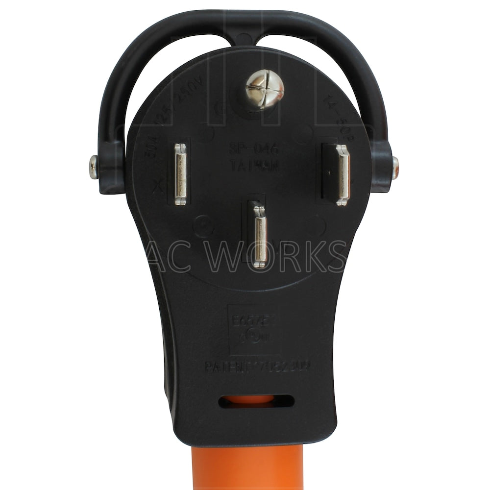 15ft RV/ EV/ Generator 50A 125/250V NEMA 14-50 Power Cord With Handles