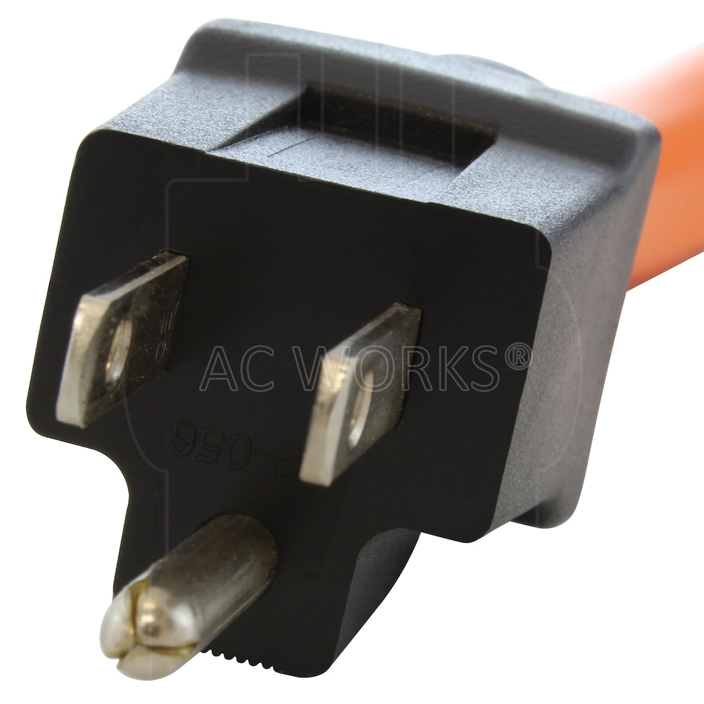 1ft Household Adapter 15A Plug to 30A RV/Marine L5-30R Female Connector