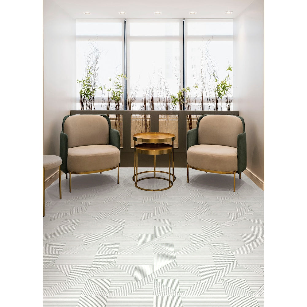 Ensemble de 20 carreaux de vinyle neutres Frey de 12 po x 12 po (1 pi2/chacun)