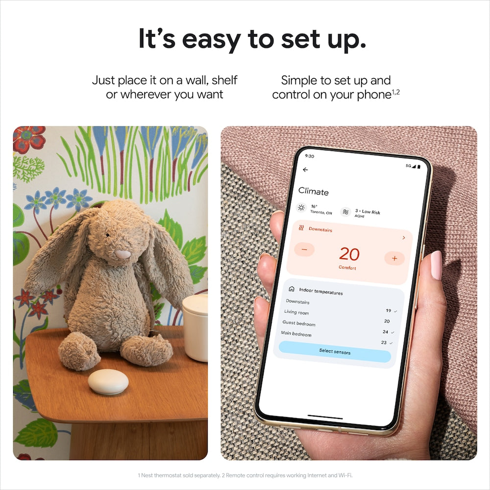 Nest Temperature Sensor (2nd gen) 3-pack