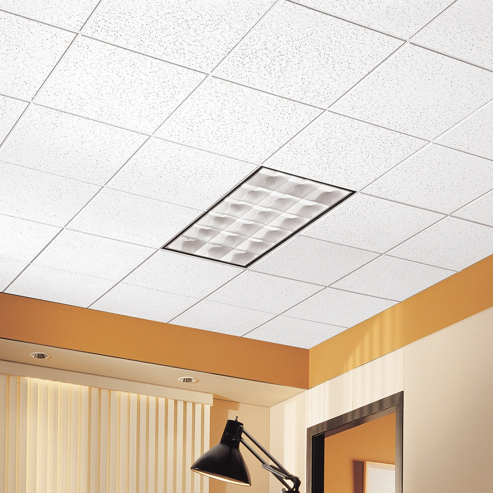Armstrong Ceiling Til 2 ft. x 4 ft. Scored 9767 Lay-in Ceiling Panel (Sold by Case - Pack of 10)