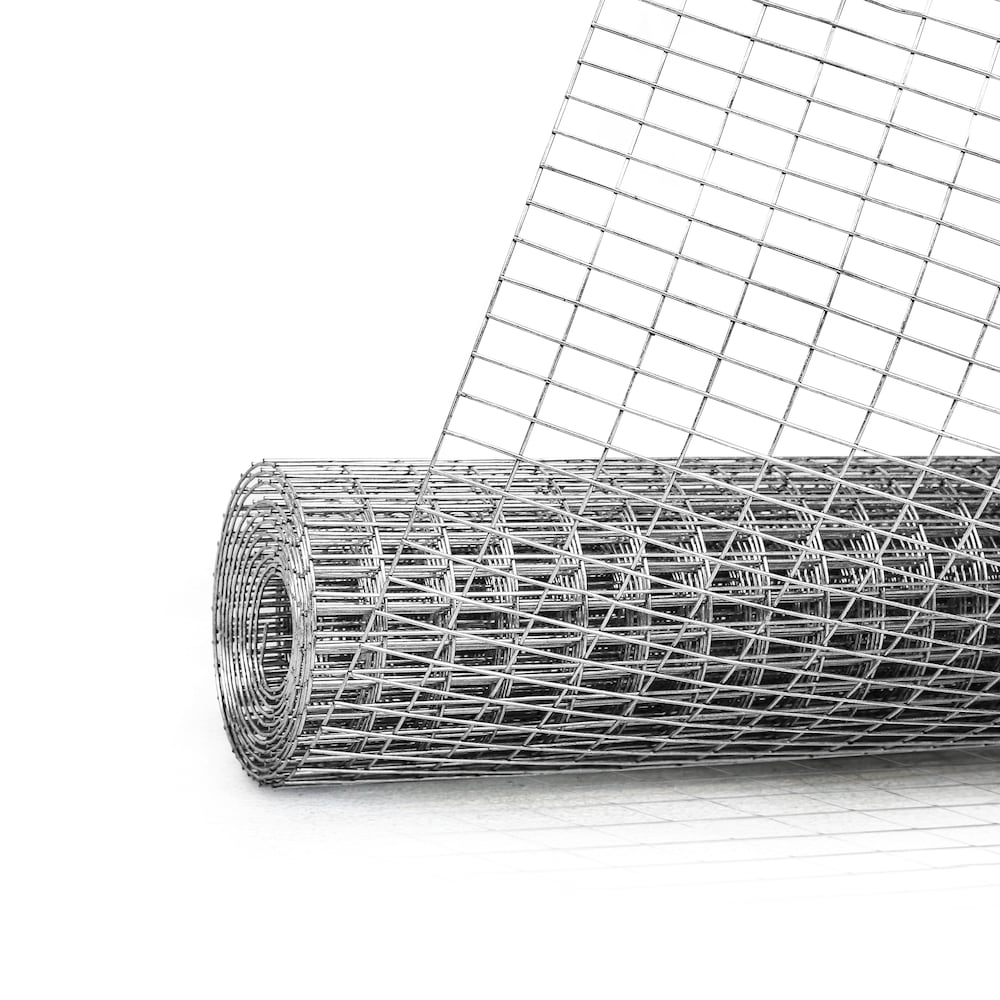 1 inch x 1/2 inch 3 ft. x 100 ft. 16-Gauge Galvanized Welded Fence