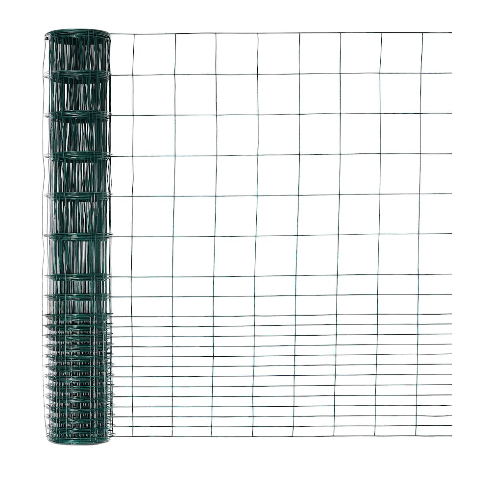 40-inch x 50ft. 16-Gauge Green PVC-Coated Rabbit Guard Fence