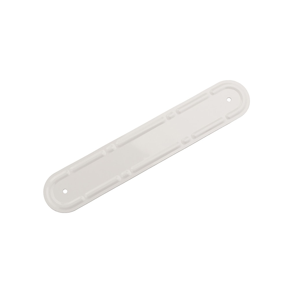 10-inch Aluminum Downspout Strap in Peak White Pro Pack (100 Pieces)