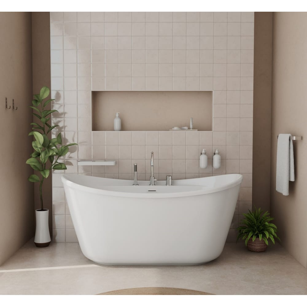 Keros Single Handle Deckmounted Bathtub Faucet/Tub Filler with Handheld Shower Head in Chrome