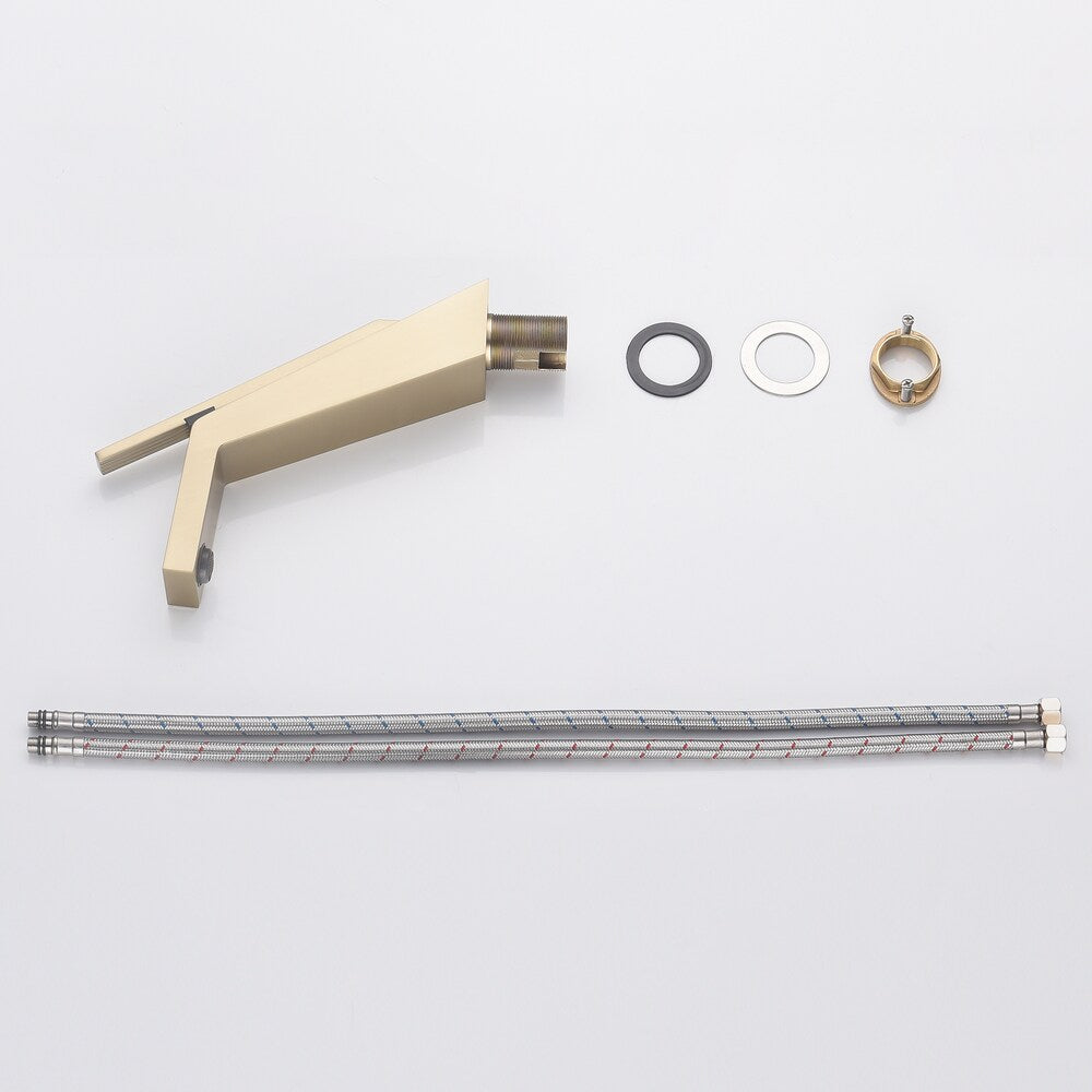 WBF1 Brushed Gold Single Hole Bathroom Sink Faucet with Single Handle