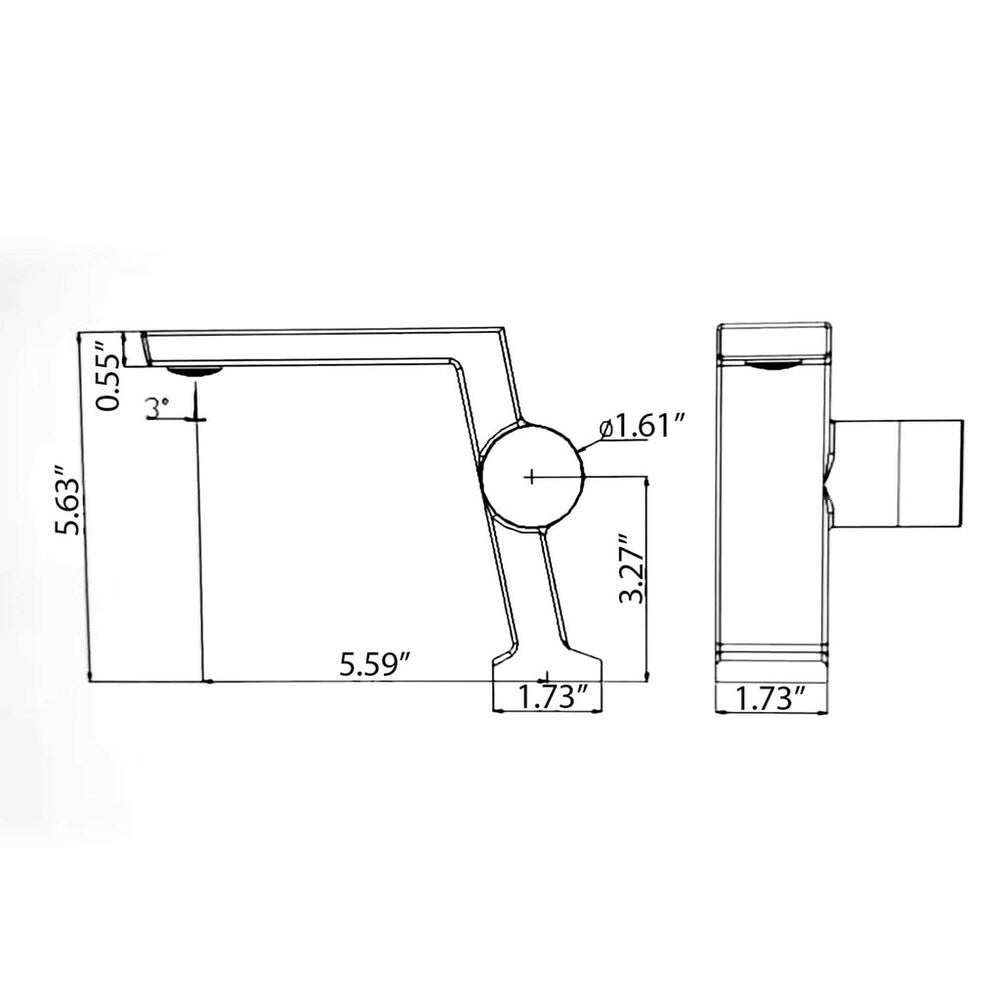 WBF7 Matte Black Single Hole Bathroom Sink Faucet with Single Handle