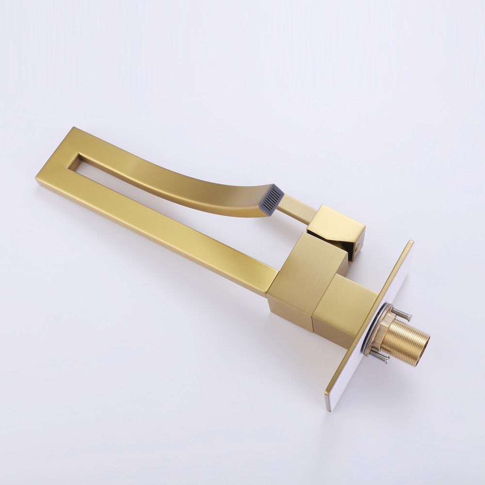 WBF14 Brushed Gold Single Hole Bathroom Sink Faucet with Single Handle
