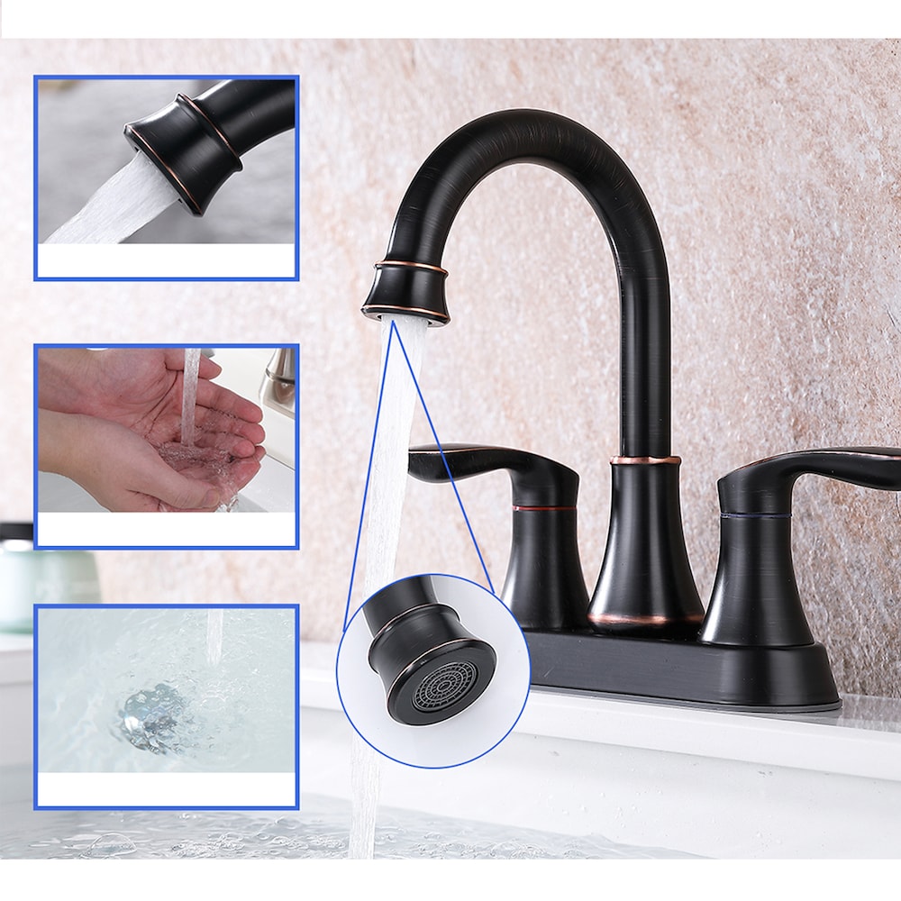 DZ3 4-inch Centreset Bathroom Sink Faucet in Oil Rubbed Bronze