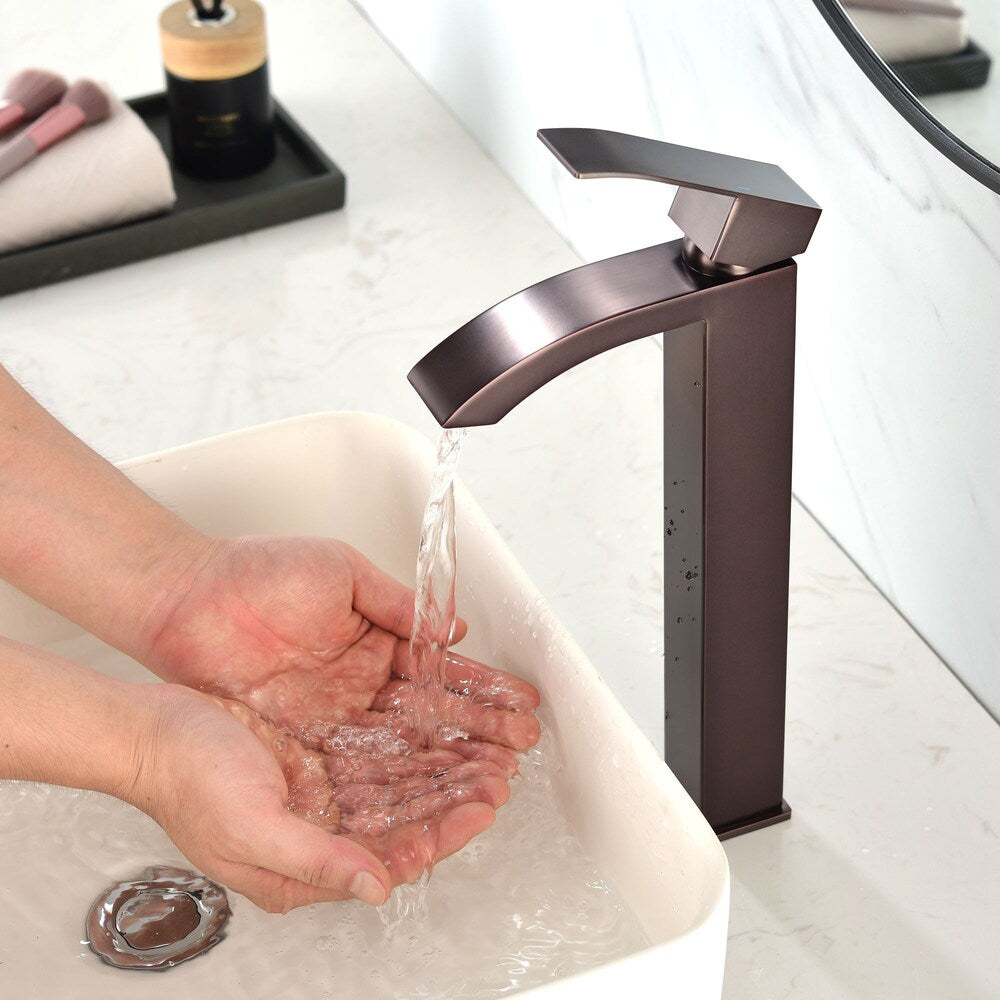 Taurus Single Hole Bathroom Sink Faucet in Oil Rubbed Bronze