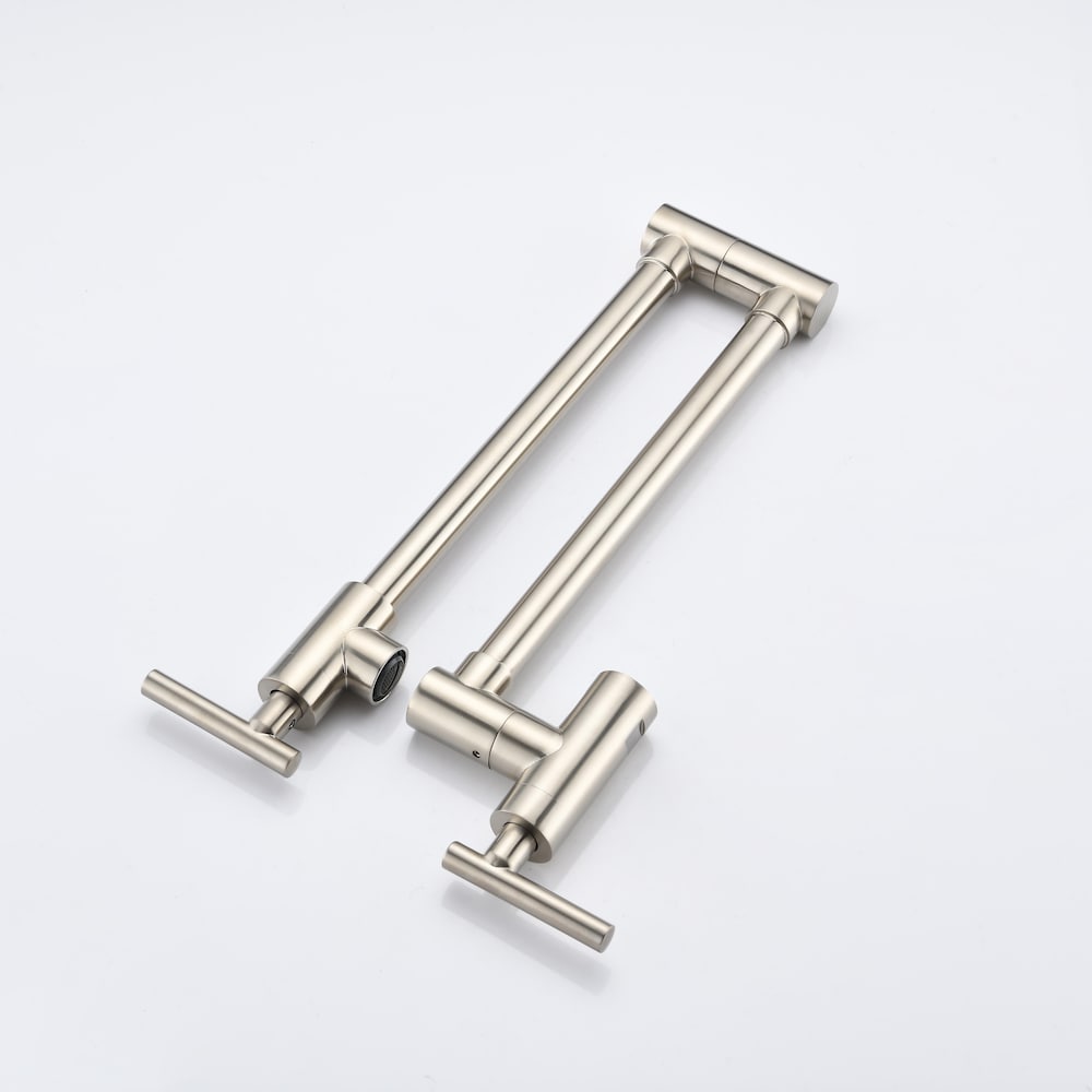 Phoenix Wall-Mounted Pot Filler in Brushed Nickel