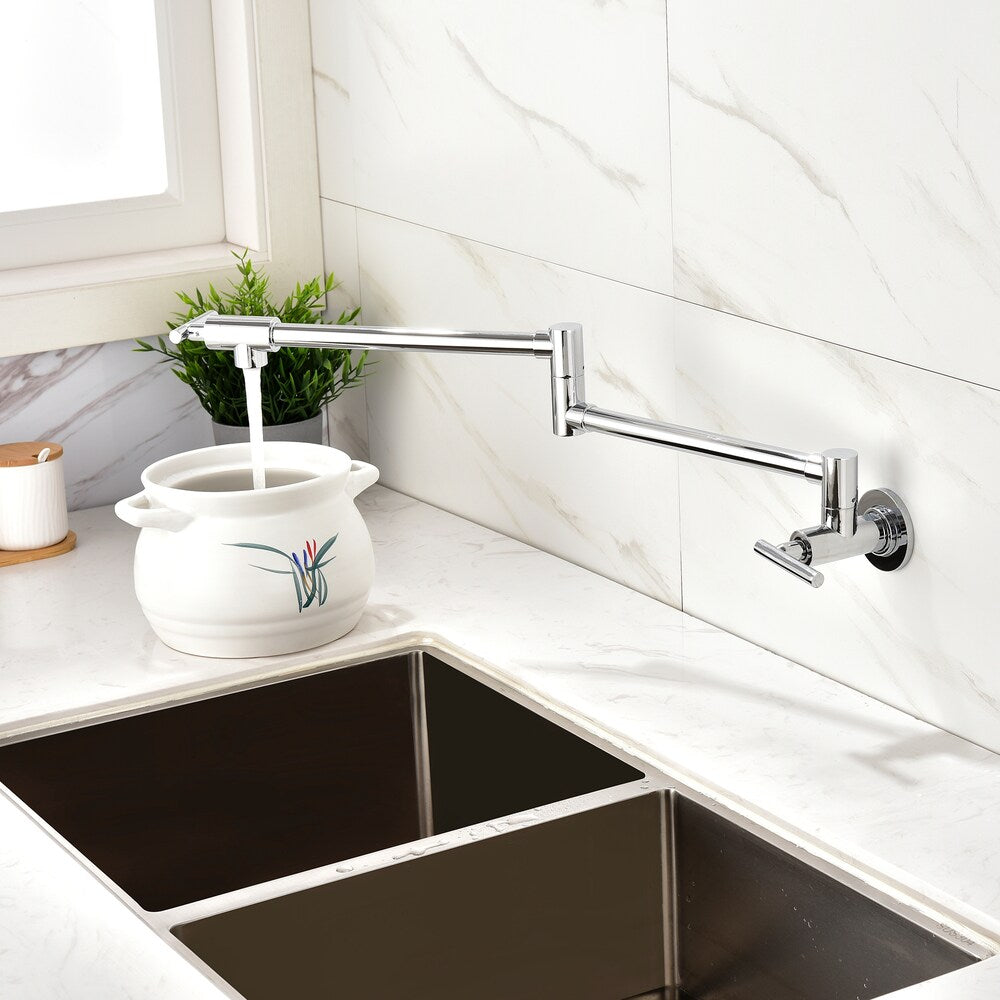 Phoenix Wall-Mounted Pot Filler in Chrome